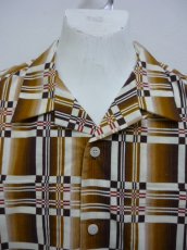 画像2: CALEE S/S NATIVE PATTERN OPEN COLLAR SHIRT (2)