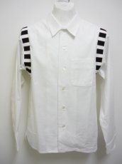 画像3: CALEE L/S SEETING BOWLING SHIRT (3)