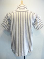 画像5: CALEE S/S STRIPE WORK SHIRT (5)