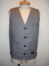 画像1: CALEE CHECK VEST (1)