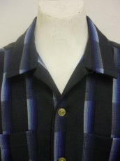 画像2: RADIALL "SMOKIN' JAM" OPEN COLLAR STRIPE SHIRT (2)