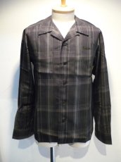 画像1: CALEE L/S RAYON CHECK SHIRT (1)