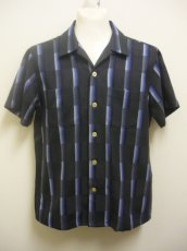 画像1: RADIALL "SMOKIN' JAM" OPEN COLLAR STRIPE SHIRT (1)