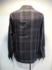 画像5: CALEE L/S RAYON CHECK SHIRT (5)