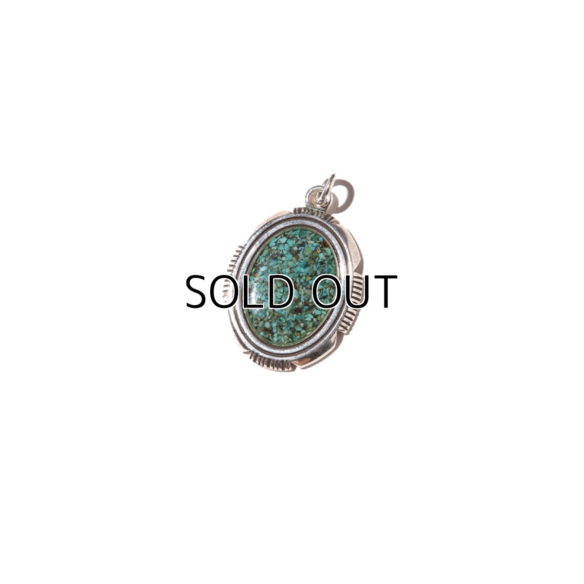 画像1: CALEE Turquoise Large Head Silver (1)