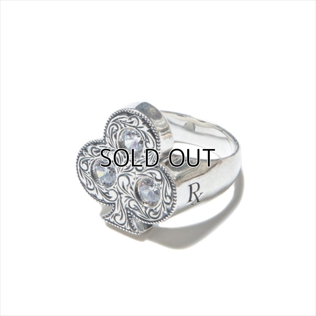 画像3: Antidote BUYERS CLUB Engraved Club Ring (With Stone) (3)