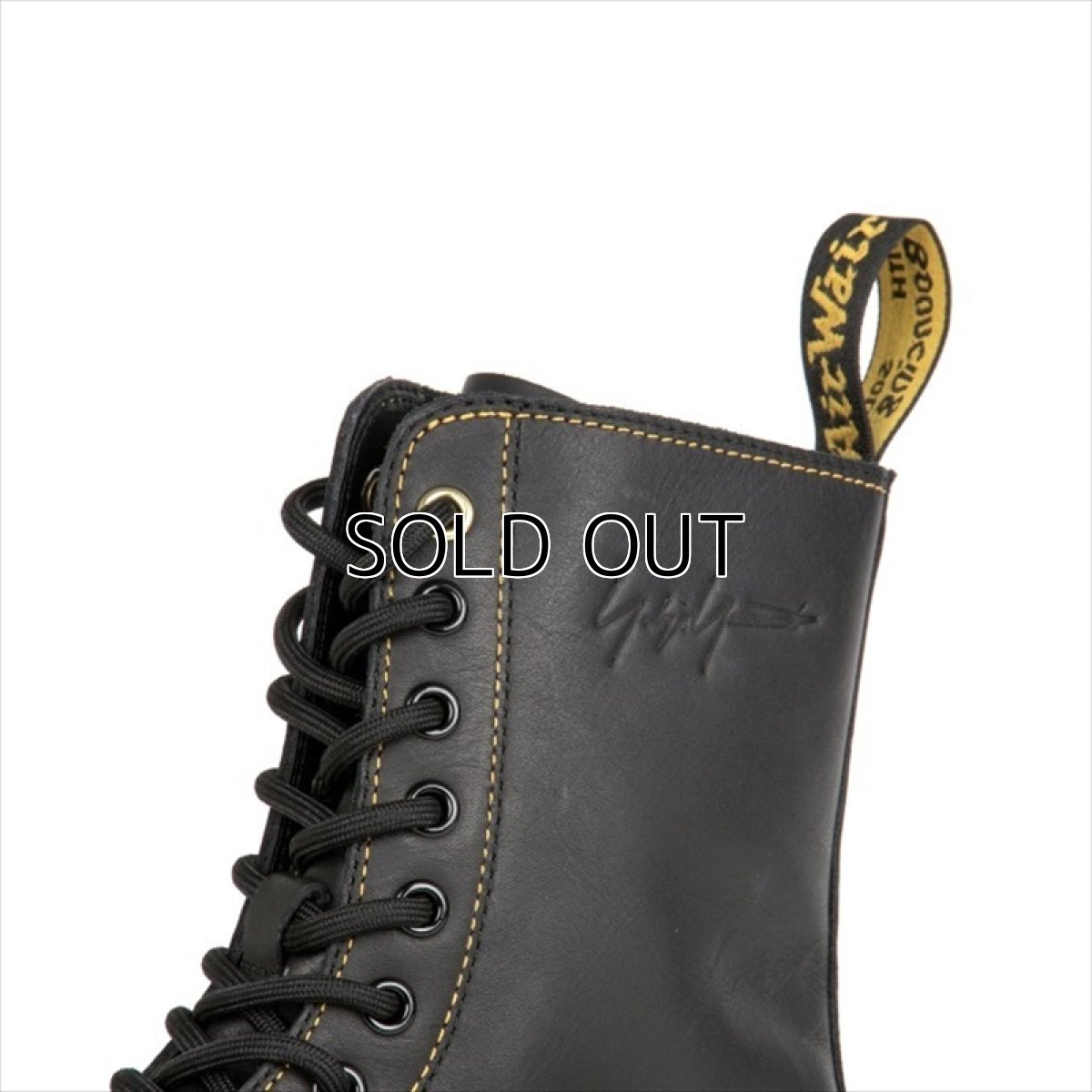 画像2: YOHJI YAMAMOTO x Dr.Martens 10 Eye Cube Frex (2)