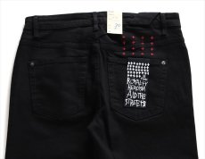 画像4: KSUBI Chitch Jean Laid Black (スリムデニム) (4)
