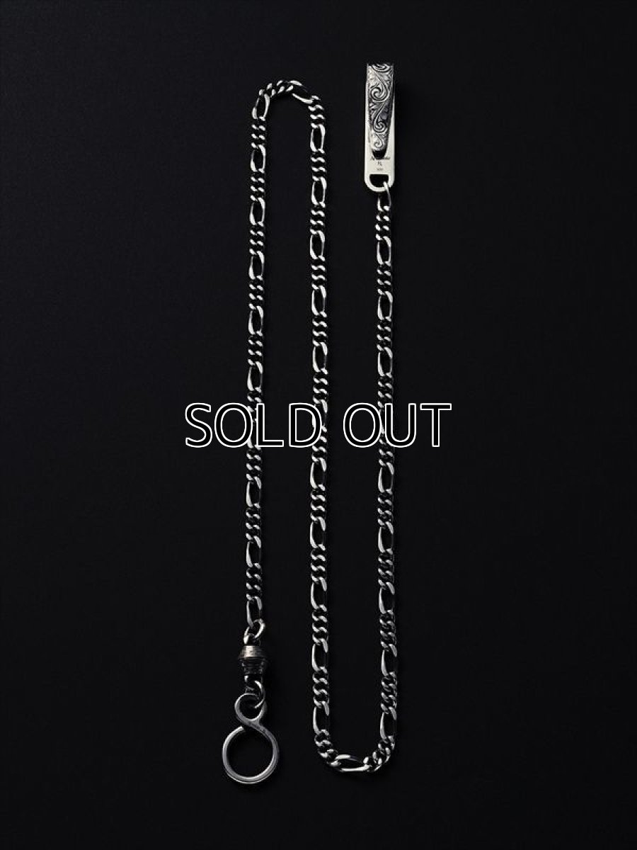 画像2: Antidote BUYERS CLUB Engraved Narrow Wallet Chain (Long) (2)