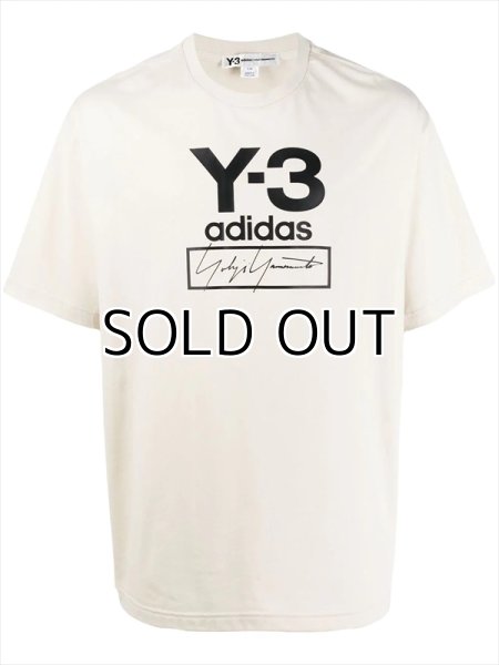 Y-3 Stacked Logo Tee (Off White)