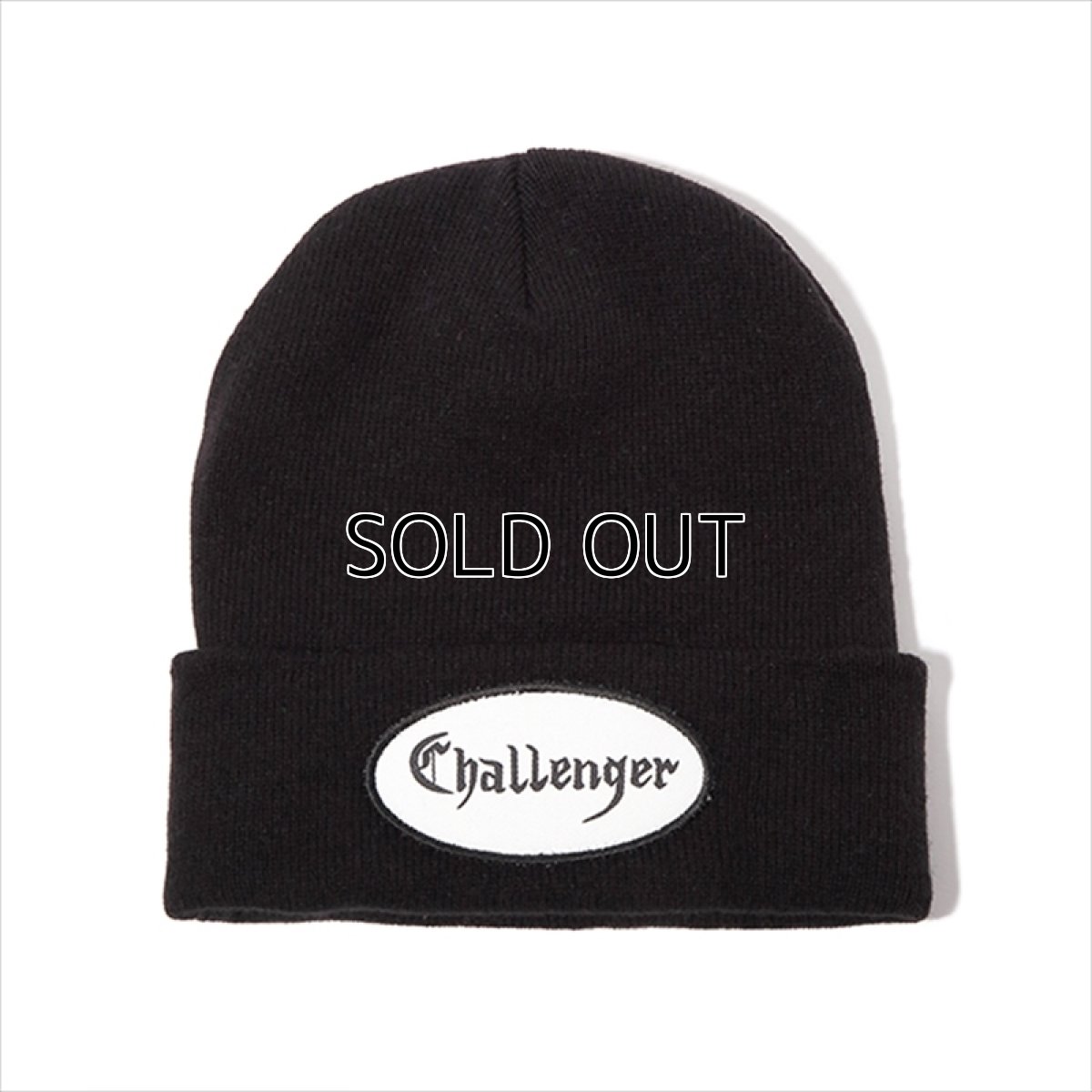 画像1: CHALLENGER Patch Knit Cap (ニットキャップ) (1)