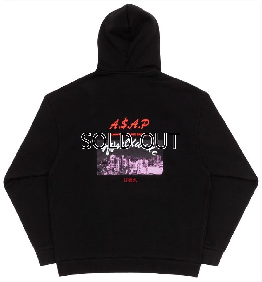 画像2: PLATFORMX A$AP FERG A.S.A.P. Worldwide Hoodie (パーカー) (2)