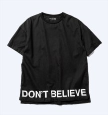 画像1: MINEDENIM Denim Hem Message Print T-SH (Tシャツ) (1)