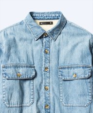 画像2: MINEDENIM Denim Boa Lining Over SH (デニムボアオーバーシャツ) (2)