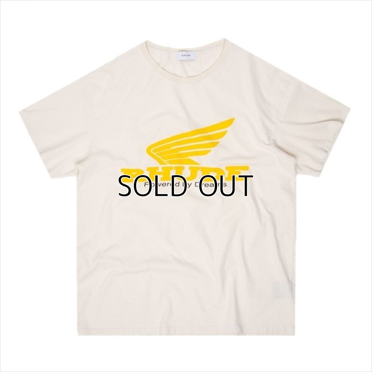 画像1: RHUDE Yellow Rhonda Tee (Tシャツ) (1)