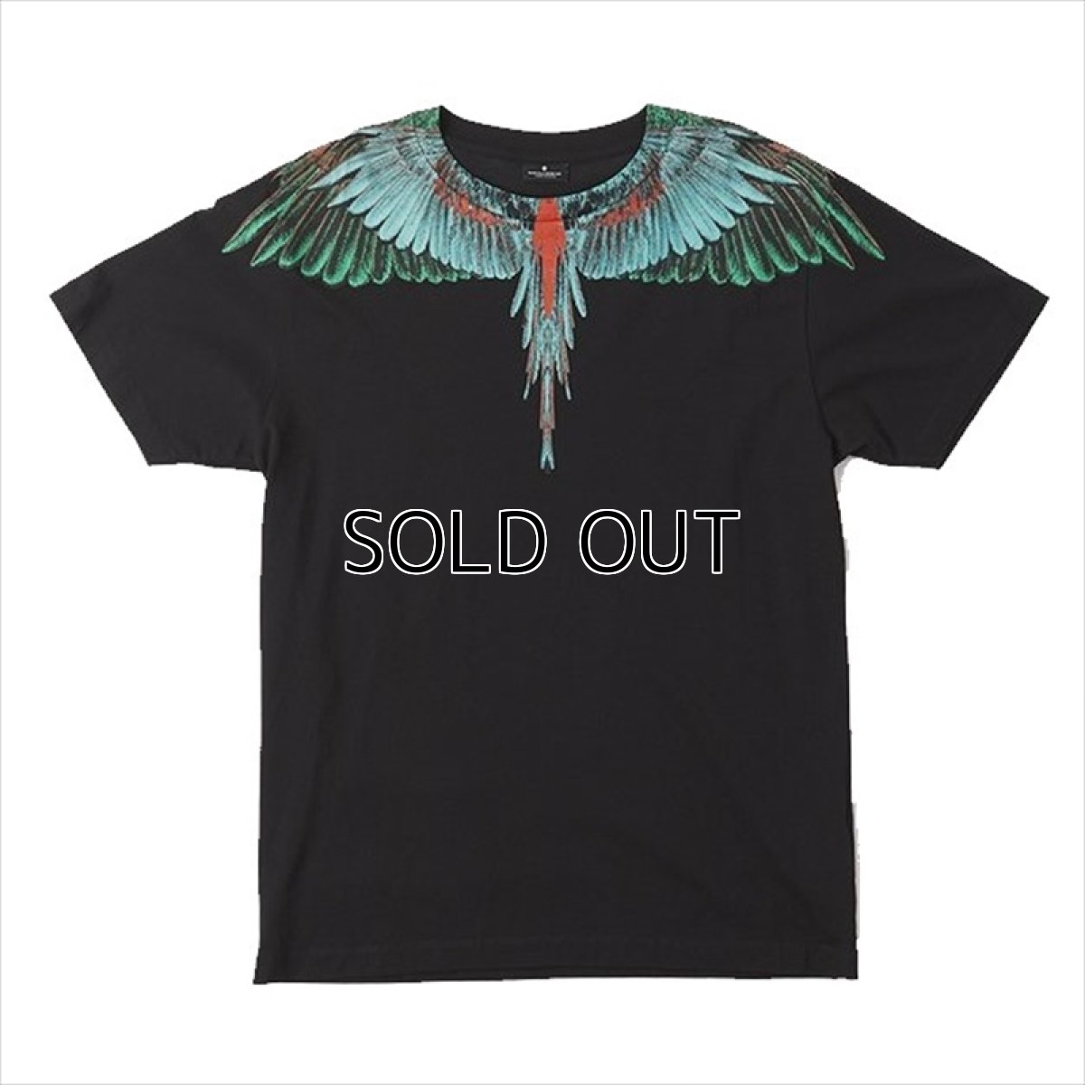 画像1: MARCELO BURLON Green Wings T-Shirt (Tシャツ) (1)