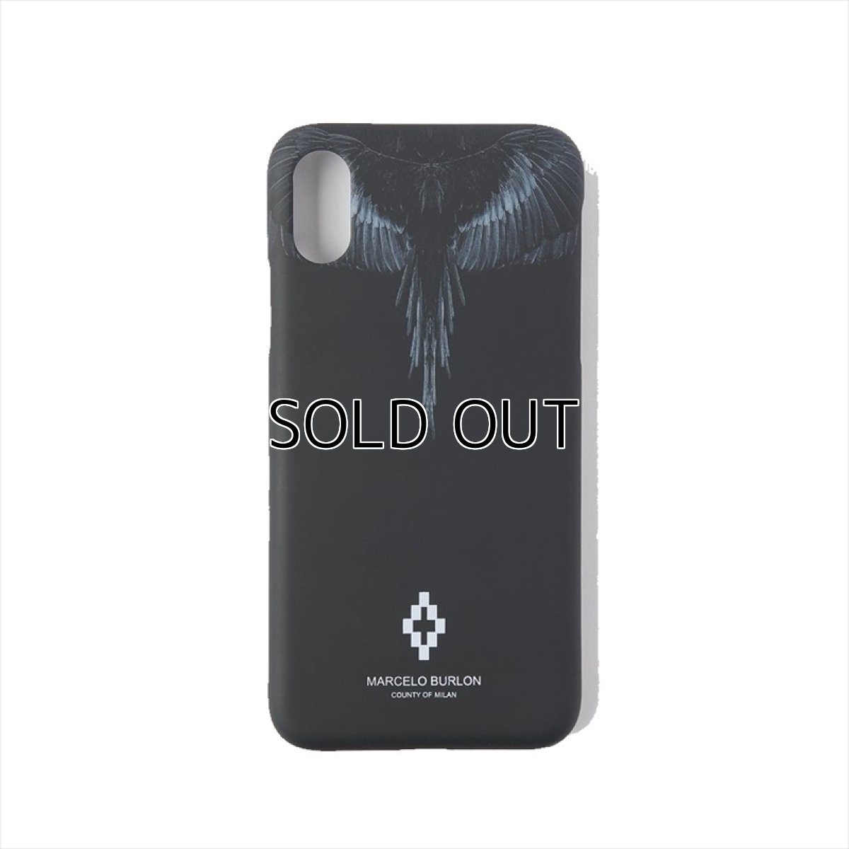 画像1: MARCELO BURLON Black Wings iPhone Case XS (iPhone ケース) (1)