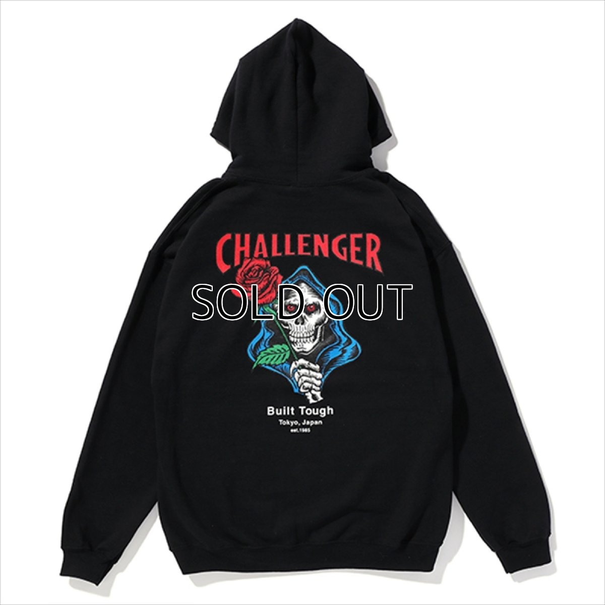 画像1: CHALLENGER Spade Skull Hoodie (パーカー) (1)