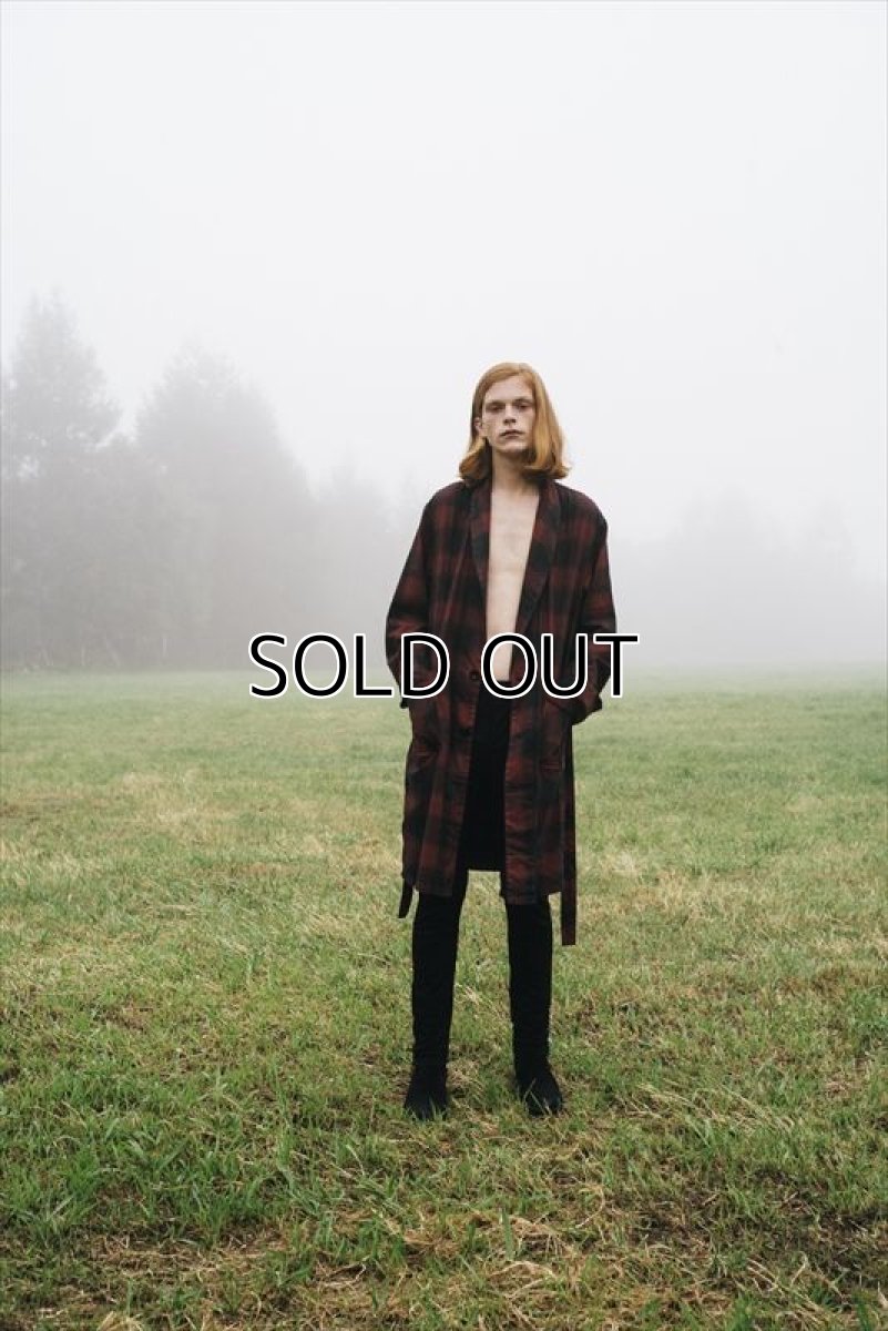 画像6: MINEDENIM Black Denim Check Gawn (デニムチェックガウン) (6)