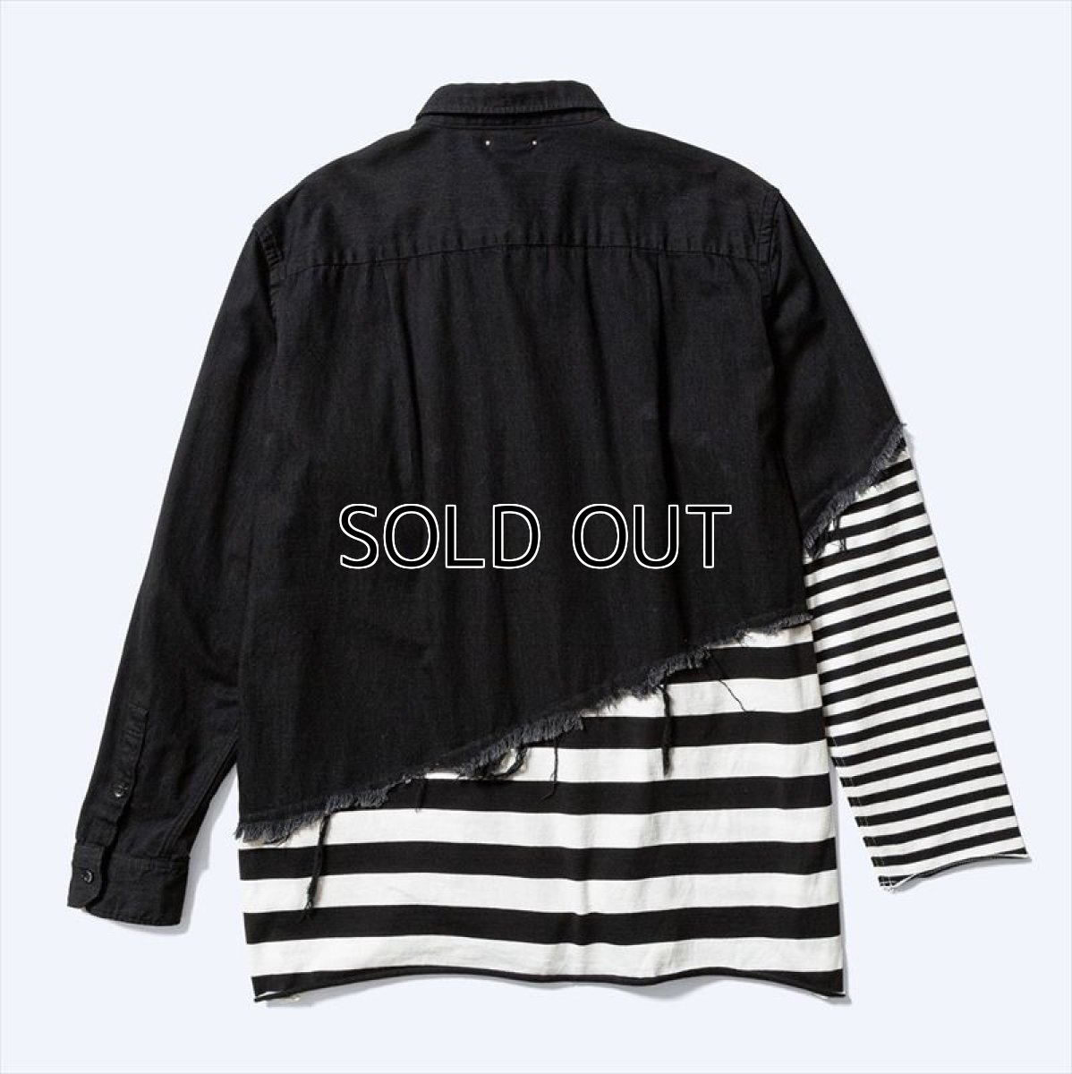 画像5: MINEDENIM DB Crashed Layered SH (レイヤードシャツ) (5)