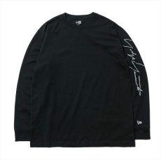 画像1: YOHJI YAMAMOTO x NEW ERA L/S T-shirt 2020SS Signature Logo (1)