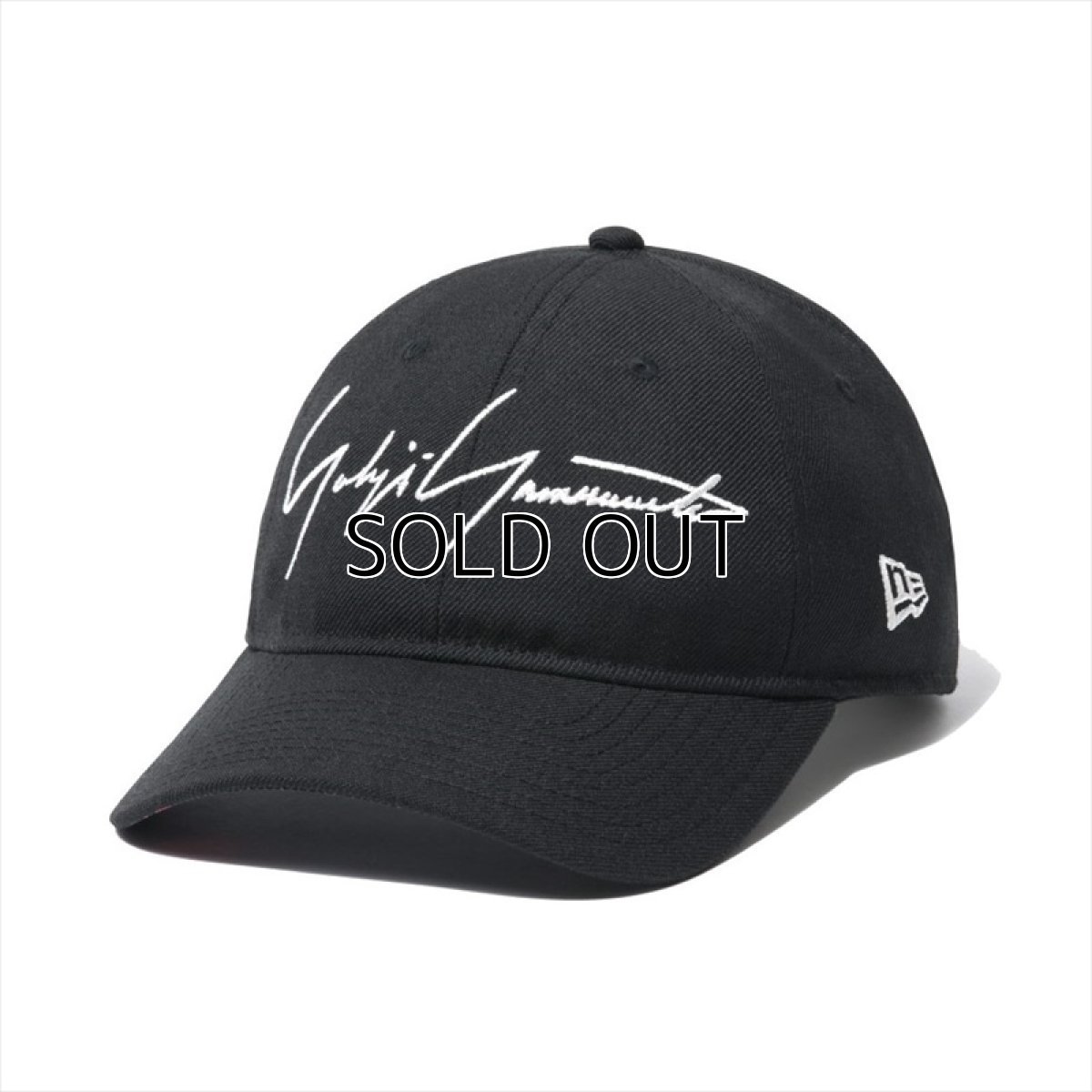 画像1: YOHJI YAMAMOTO x NEW ERA 9THIRTY Cap 2020SS Signature Logo Skull & Rose Undervisor  (1)