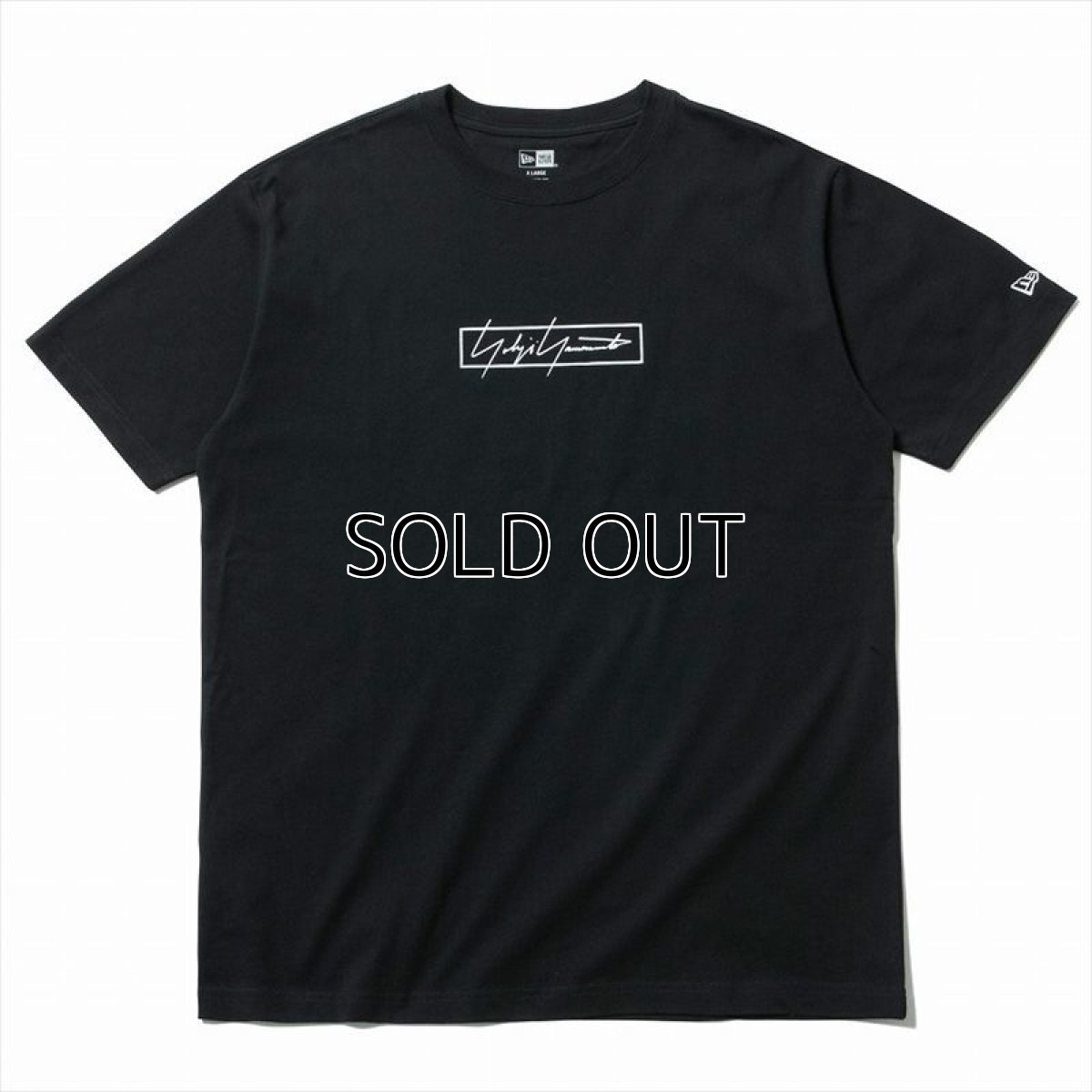 画像1: YOHJI YAMAMOTO x NEW ERA T-shirt 2020SS Square Signature Logo (1)