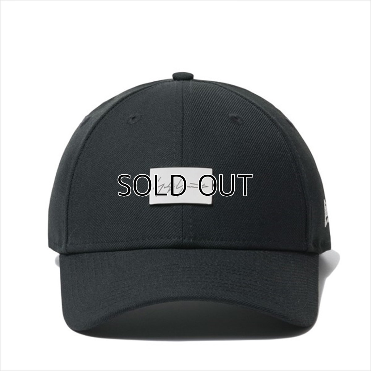 画像2: YOHJI YAMAMOTO x NEW ERA 9FORTY Cap 2020SS Metal Badge Signature Logo Undervisor (2)