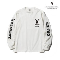 画像1: CALEE x PLAYBOY L/S T-Shirt (キャリー x プレイボーイ) (1)