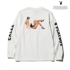 画像2: CALEE x PLAYBOY L/S T-Shirt (キャリー x プレイボーイ) (2)