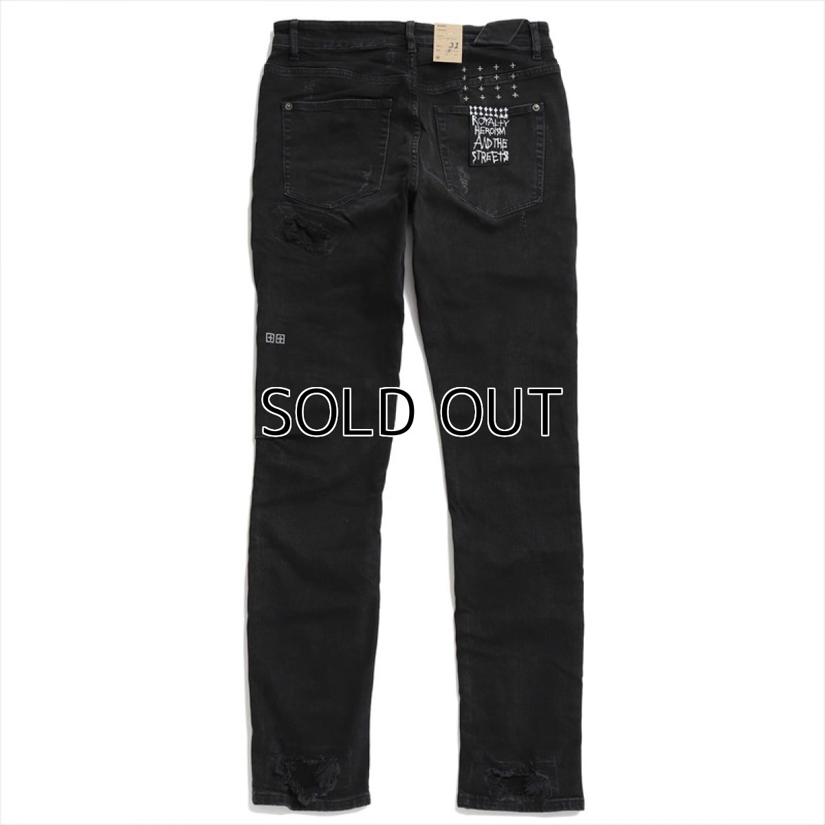 画像2: KSUBI Chitch Jean Boneyard Black (スリムデニム) (2)