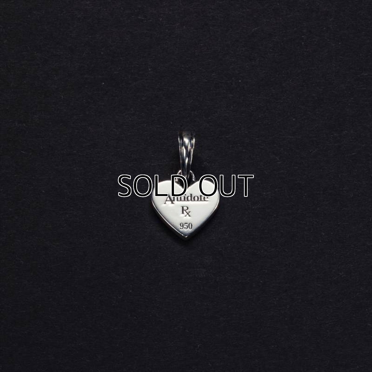 画像2: Antidote BUYERS CLUB Engraved Heart Pendant  (2)