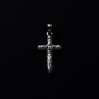Antidote Engraved Tiny Pendant ペンダント トップ ANTIDOTE BUYERS CLUB - ENGRAVED TINY CROSS PENDANT (SILVER