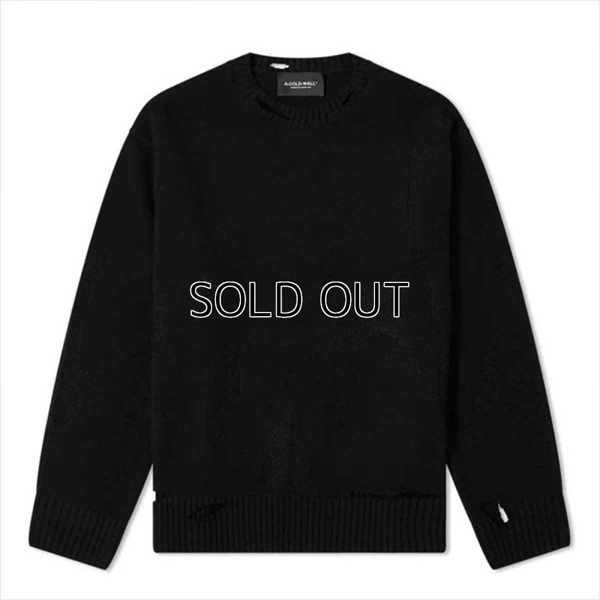 画像1: A-COLD-WALL* Destroy Oversized Knit (ダメージニット) (1)