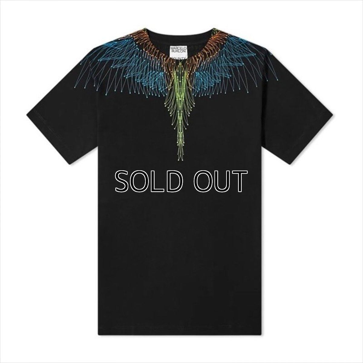 画像1: MARCELO BURLON Bezier Wings T-Shirt (Tシャツ) (1)