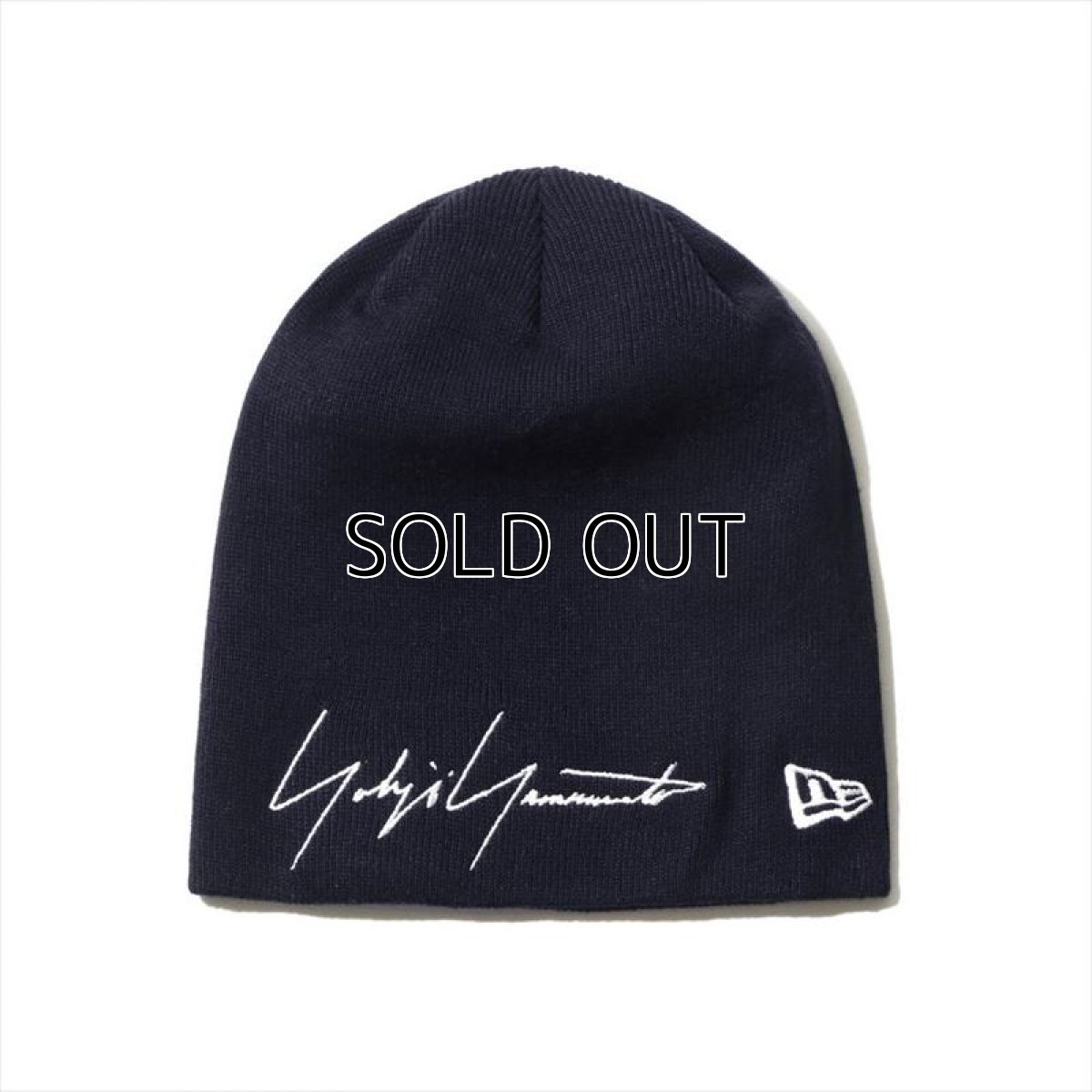 画像1: YOHJI YAMAMOTO x NEW ERA Basic Beanie FW2020 Signature Logo (1)