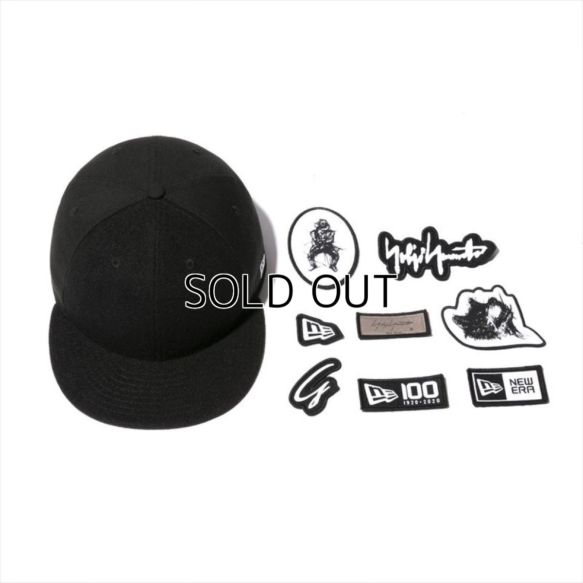 画像8: YOHJI YAMAMOTO x NEW ERA 59FIFTY Cap FW2020 Velcro Patch (8)