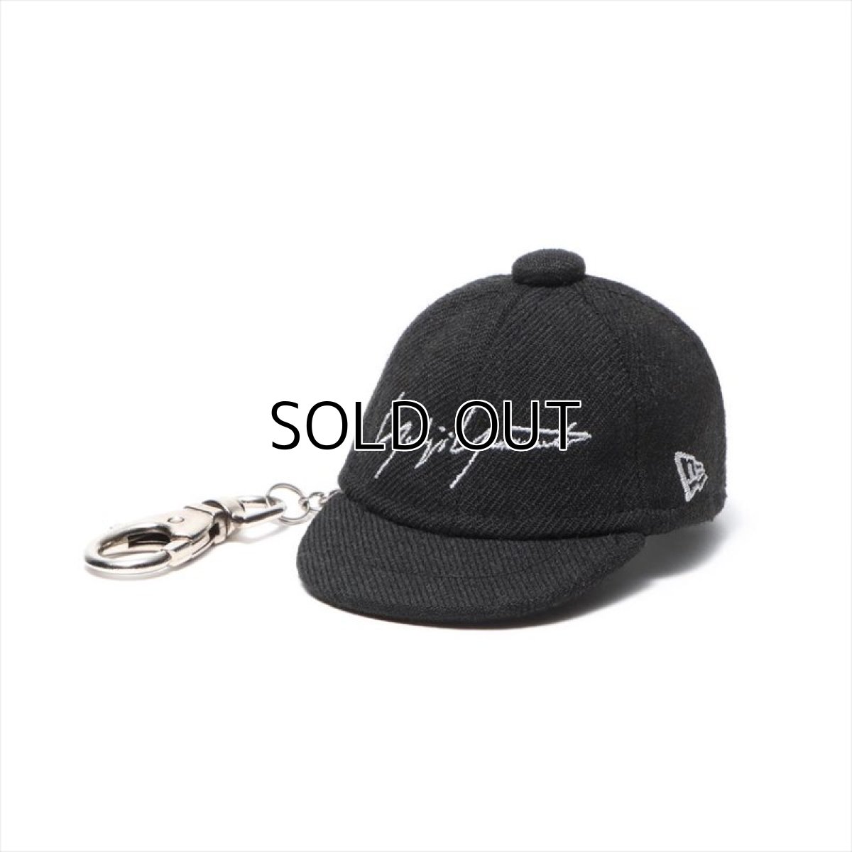 画像1: YOHJI YAMAMOTO x NEW ERA Black Serge Cap Keyholder FW2020 (1)