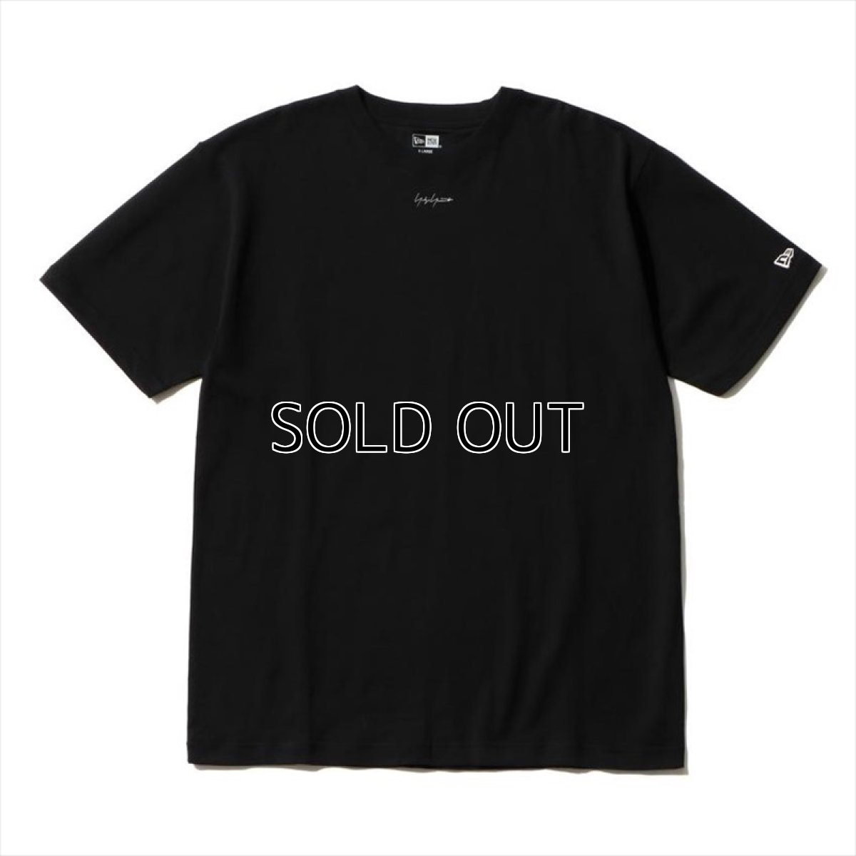 画像1: YOHJI YAMAMOTO x NEW ERA Mini Logo S/S T-Shirt FW2020 (1)