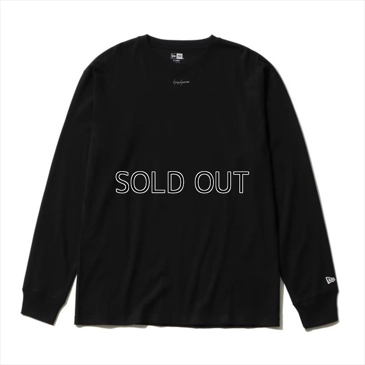 画像1: YOHJI YAMAMOTO x NEW ERA Mini Logo L/S T-Shirt FW2020 (1)