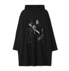 画像1: YOHJI YAMAMOTO This Man Print Hood Long Sleeves T-Shirt (1)