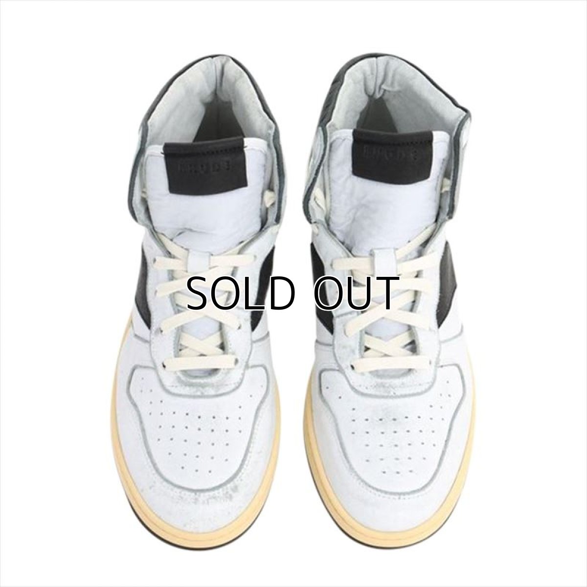 画像4: RHUDE Rhecess Hi White/Black (スニーカー) (4)