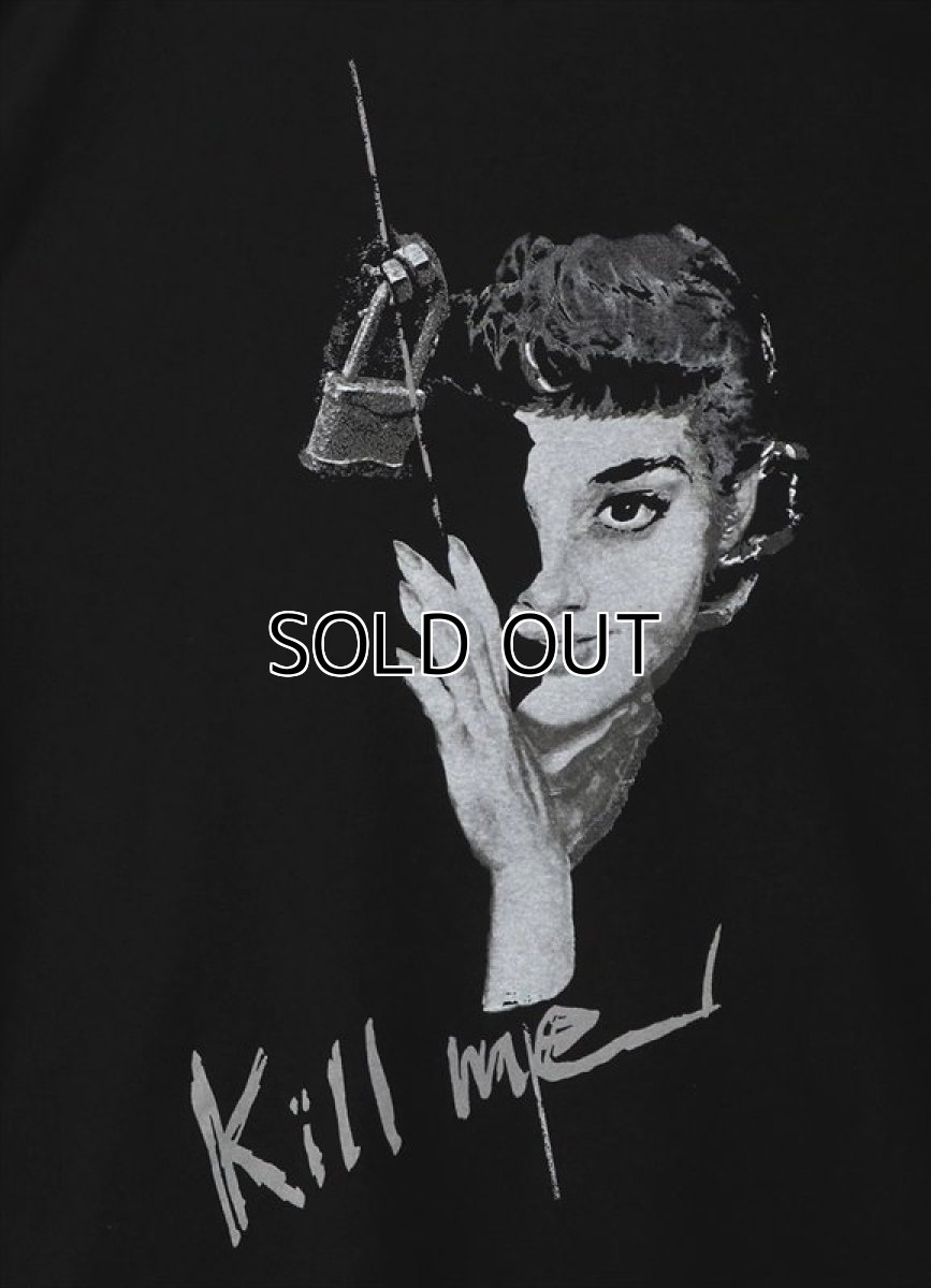 画像2: YOHJI YAMAMOTO Kill Me Print Big Long Sleeves T-Shirt (2)
