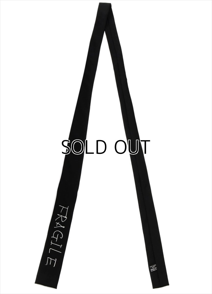 画像2: YOHJI YAMAMOTO W/Gabardine Embroidery Necktie (2)