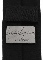 画像4: YOHJI YAMAMOTO W/Gabardine Embroidery Necktie (4)