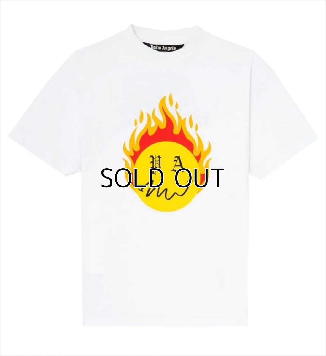 画像1: PALM ANGELS Burning Head T-Shirt (1)