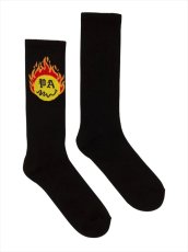 画像1: PALM ANGELS Burning Head Socks (1)