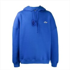 画像1: WE11DONE Blue WD Embroidered Logo Hoodie (パーカー) (1)