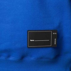 画像2: WE11DONE Blue WD Embroidered Logo Hoodie (パーカー) (2)