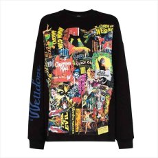 画像1: WE11DONE Black Horror Collage L/S T-Shirt (ロングTシャツ) (1)